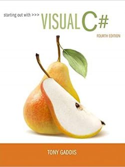 Starting out with Visual C# (4th Edition) – PDF