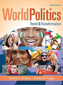 World Politics: Trend and Transformation, 2016 – 2017 (16th Edition) – PDF