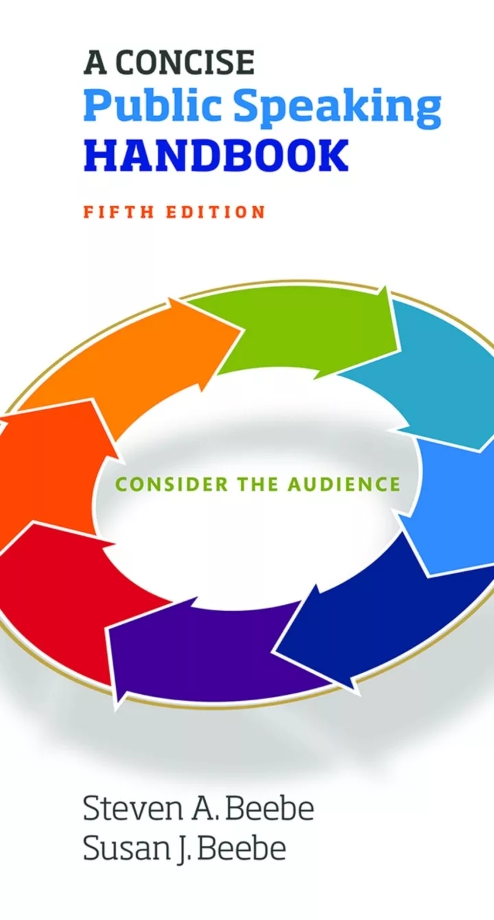 A Concise Public Speaking Handbook (5th Edition)