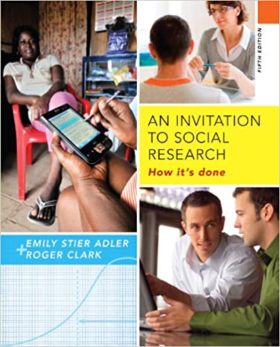 An invitation to social research: How it’s done (5th Edition)