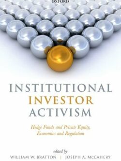 Institutional Investor Activism By William Bratton
