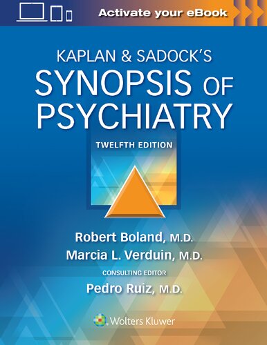 Kaplan & Sadock’s Synopsis of Psychiatry (12th Edition)