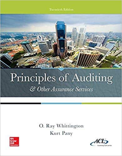 Principles of Auditing & Other Assurance Services (20th Edition)