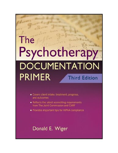 Psychotherapy Documentation (3rd Edition)