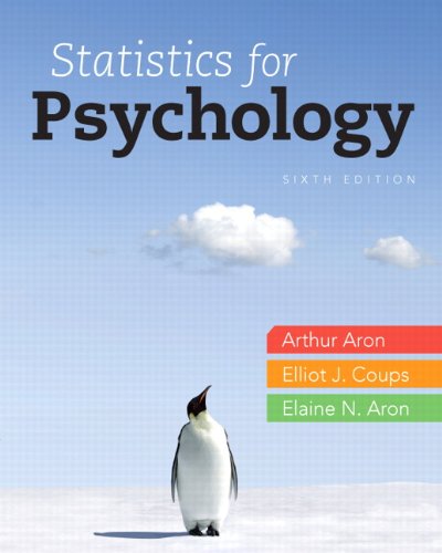 Statistics for Psychology (6th Edition)