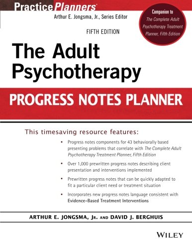 The Adult Psychotherapy Progress Notes Planner (5th Edition)