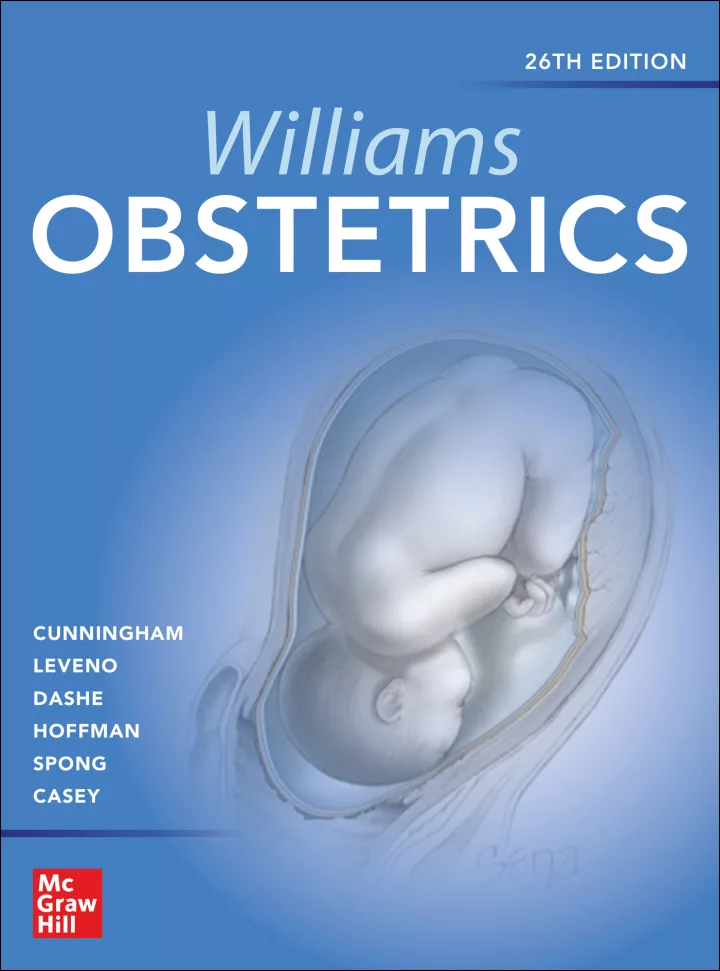 Williams Obstetrics (26th Edition)